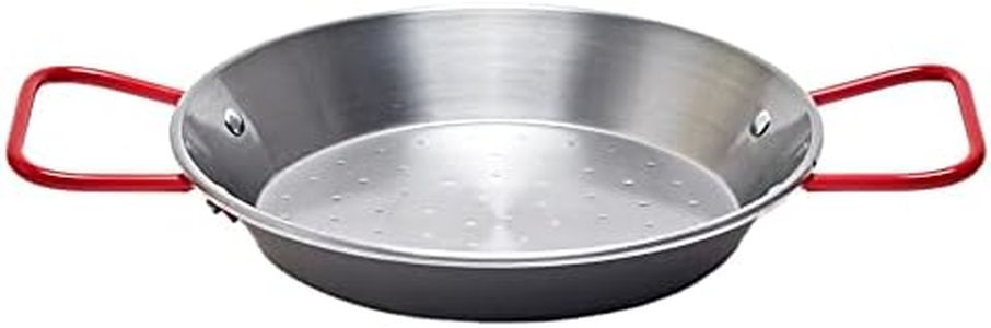 Garcima Carbon Polished Steel Paella Pan, 200 mm Size