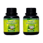 BourNeel's® Soursop Capsules - 60 Capsules - Pack of 2 | Dietary Health Supplement | No Preservatives |No Additives | Soursop Graviola Laxman Phal |