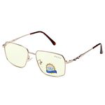 grey jack Blue Light Filter Computer Glasses UV Blocking Anti Glare Spectacle Frames for Men Women Eye Protection 50018 Golden Red Frame