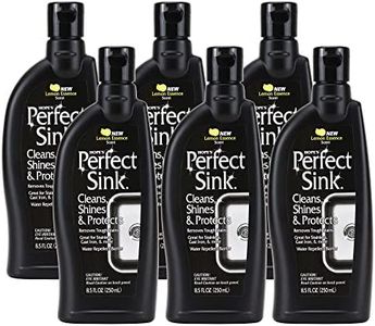 HOPE'S Perfect Sink 8.5 oz Sink Cleaner and Polish, Restorative, Water-Repellant Formula, Stain Remover, Good for Brushed Stainless Steel, Cast Iron, Porcelain, Corian, Composite, 6 Pack