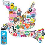 102Pcs Love World Peace Stickers Hippie Stickers Peace Love Waterproof Vinyl Decals for Kids, Adults Water Bottle Laptop Guitar Phone Skateboard Luggage Décor