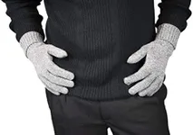 Cashmere Boutique: 100% Pure Cashmere Unisex Gloves (Color: Black, Size: 10" x 4")