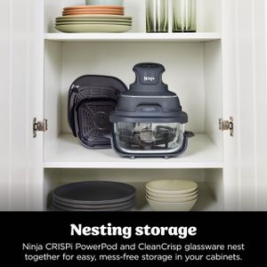 Ninja CRISPi 3.8L Air Fryer – Blue Compact Healthy Cooker