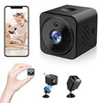 Cutyerbee Mini Spy Camera, Small Camera Hidden Security Cam 1080P HD Wifi Wireless Micro Nanny Cam with Audio and Video for Indoor/Outdoor