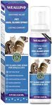 WEALLIN Anal Gland Spray for Dogs Cats - Fast Anal Gland Relief Stops Scooting & Itching Odor Elimination Anti Itch Dog Spray Pain Relieving Safe for All Animals - 4.06 FL OZ