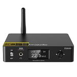 Lavaudio DS600 HiFi Audio DAC Bluetooth 5.0 Receiver LDAC AptX HD, USB DAC for Home Stereo, AV Receiver or Amplifier, DSD512 32Bit/768Khz, Dual ES9038Q2M XMOS, Headphone AMP 3.5mm AUX/RCA Out