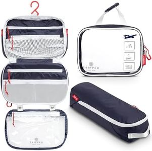 TRIPPED Travel Gear 3-Piece Travel Toiletry Bag Set