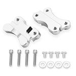 Mofun Softail Front Fender Spacer Relocator Riser Brackets Kit Compatible with Harley Softail Fat Boy Deluxe Heritage Classic Slim 1986-2017 21" Wheel Model
