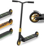 COSTWAY Pro Stunt Scooter, Intermediate Beginner Trick Scooters with Aluminum Deck, ABEC-7 Bearings and 110mm Wheels, Freestyle Kick Scooter for Boys Girls Teens Age 10+ (Black)