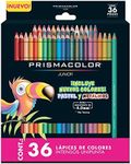 Prismacolor Colored Pencils Set, Pack of 36, With Pastel And Metallic Colors Junior 4.0mm…