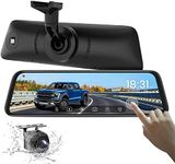 9.35''1080P OEM Rear View Mirror Camera: Recording Wide View Back Up Camera for Cars, Smart Full Touch Screen Stream Media Backup Camera with Super Night Vision for Trucks,Vans, SUVS (AUTO-VOX T9)