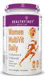 HealthyHey Nutrition MultiVitamin for Women - Multi-Vit Daily - 13 Vitamins & 10 Minerals - 60 Vegetable Capsules