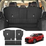 Utiiy Cargo Liner Fit for 2023-2024 2025 Honda CRV Hybrid Accessories, Cargo Mat TPE Seat Back Cover Trunk Mat for Honda CR-V Accessories(Fit Upper Deck, Seat Back Cover)