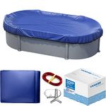 Yankee Pool Cover for Oval Pool | 16 x 32-ft | Oval Winter Pool Cover for Above Ground Pools | Extra Thick & Durable, UV-Resistant | Above-Ground Pool Protection