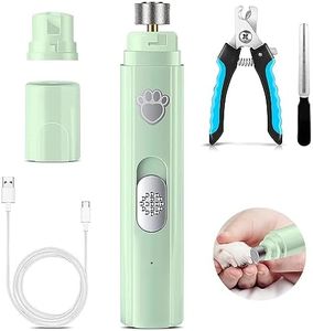 Czemo Professionnel Lime a Ongle Electrique Chien, Rechargeable Lime à Ongles pour Chien à Portable Silencieux, 2 Vitesses, Soins des Griffes pour Chiens et Chats de Petite et Moyenne Taille