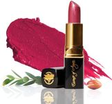 Essence of Argan Moisturizing Pink Lipstick - Enriched with 100% Pure Organic Argan Oil, Shea Butter - Voluptuous Sexy Lips - Sunscreen, Hydration & Nourishing - Long Lasting Lip Balm - Precious Pink