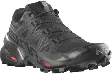 Salomon Mens Speedcross 6 Black/Black/Phantom 9.5 Medium