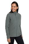 Mountain Warehouse Raso Womens Fleece - Soft Touch Ladies Sweater Top with Full Zip, Microfleece - Best for Daily Use, Outdoors & Travelling Khaki Women's Size 12