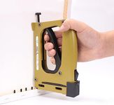 yeshine Point Drivers for Picture Framing Pro-Framing Dual Point Driver Point Nail Gun with Nails Lightweight Picture Frame Stapler Metal for Joiner DIY 1000 Points