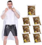 COOY Rain Ponchos,with Drawstring H