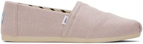 TOMS Women's, Alpargata Slip-On, Ballet Pink Heritage Canvas, 9.5