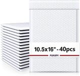 Fuxury White Bubble Mailers 10.5x16