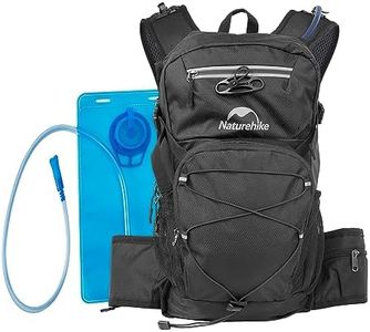 Naturehike Hydration Backpack with 2L Water Bladder, Lightweight 20L Hydration Pack with Waist Protector for Running, Cycling, Hiking, Biking, Raves, Daypack for Adult