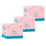 Menarche Organic Cotton Tampons For Women Heavy Flow, Fda Approved, Safe To Use, Comfortable & Stain-Free Experience |Highly Absorbent - 60 Tampons