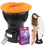 TOKPELA Yoni Steam kit, V Steaming Seat Kit, Yoni Steam Pot Comes With Seat Cushion and 20 Bags Yoni Herbs, Yoni steamer for Women Cleaning and Tightening, Ph Balance, Postpartum Care and more