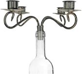 Southern Homewares Wine Bottle Topper Candelabra 4 Candle Holder