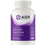 AOR Quercetin 500 mg, 100 Capsules, Vegan Quercetin Supplement for Seasonal Discomfort, Clear Breathing, Eye Comfort, Promote Circulation, Immune Support, Antioxidant Protection & Balanced Blood Sugar