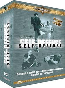 Coffret Self-Défense:<br>
DVD 1 - Défense contre couteau<br>
DVD 2 - Techniques en situations des Forces de l'ordre<br>
DVD 3 - Boxe de rue
