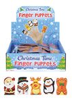 Henbrandt 5x Christmas Finger Puppets for Kids 5 Assorted Designs Children’s Stocking Fillers Christmas Eve Box Fillers Cracker Gifts Xmas Party Favours for Boys and Girls