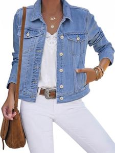 luvamia Blue Jean Jacket Shacket Women Country Outfits For Women Size XL