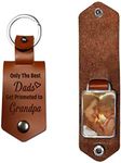 Leather Keychain-Grandpa Gifts-Only