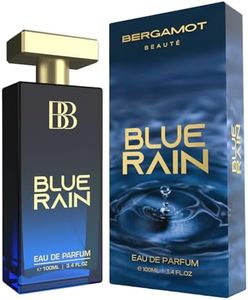 Bergamot Beaute Blue Rain Eau De Parfum | Best Perfume for Men with Aquatic and Musk for All Occasions | Long Lasting Premium Fragrance for Man, 100ml