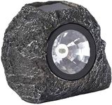 Pack of 4 Smart Garden Solar High Performance Super Bright 3 Lumen Spotlight Garden Path Granite Rock