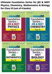 Ultimate Foundation Series for JEE & NEET Physics, Chemistry, Mathematics & Biology for Class VI (set of 4 books)