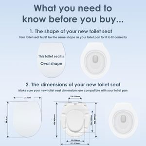AQUALONA Thermoplastic Toilet Seat – White