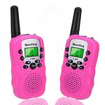 Toys for 3-12 Year Old Girls Kids Walkie Talkies for Kids Toys for 3-12 Year Old Girls Gift for Age 3-12 Girls Pink