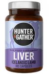 Hunter & Gather Nose to Tail - 180 Liver Capsules | Wild, Grass Fed Icelandic Lamb Ancestral Inspired Supplements| Raw Freeze-Dried Lamb | No GMO Feeds, Antibiotics Or Hormones