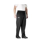 Chefwear Men's Ultimate Cotton Baggy Chef Pants, Black, Medium