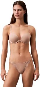 Calvin Klein Women's Perfectly Fit Push Up Plunge Bra, Cedar, 14 B