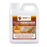 Smartseal Rust Remover - Best Rust Remover Solution – Safe Acid Free - Easy To Apply Rust Stain Remover. For Use On All Types of Natural Stone And Concrete Surfaces Without Causing Damage (1 Litre)