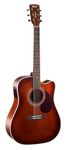 Dreadnought Electric Acoustic Guitar with Cutaway