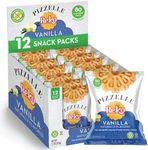 Reko Pizzelle Waffle Cookies, Individually Wrapped Single Serve Snack Packs - Italian Cookies with No Artificial Flavors, Colors or Preservatives - 5 Cookies per Pack, Box of 12 – Vanilla