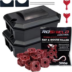 Roshield Rodent Bait Box Kit – Tamper-Resistant Pest Control