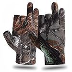 EAmber Camouflage Hunting Gloves Fi