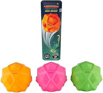 Aerobie Sonic Bounce Ball, Spiky Bouncy Balls for Kids & Kids Toys, Outdoor Games & Birthday Party Favors for Kids & Teens Aged 8 & Up, 3-Pack