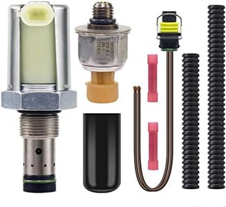 IPR Valve 6.0 Powerstroke Injector Pressure Regulator ＆ ICP Control Sensor for 2003-2010 Ford Super Duty F250 F350 F450 F550 E350 E450 Excursion 6.0L Diesel Turbocharged CM5126 AP63417 5C3Z9C968CA